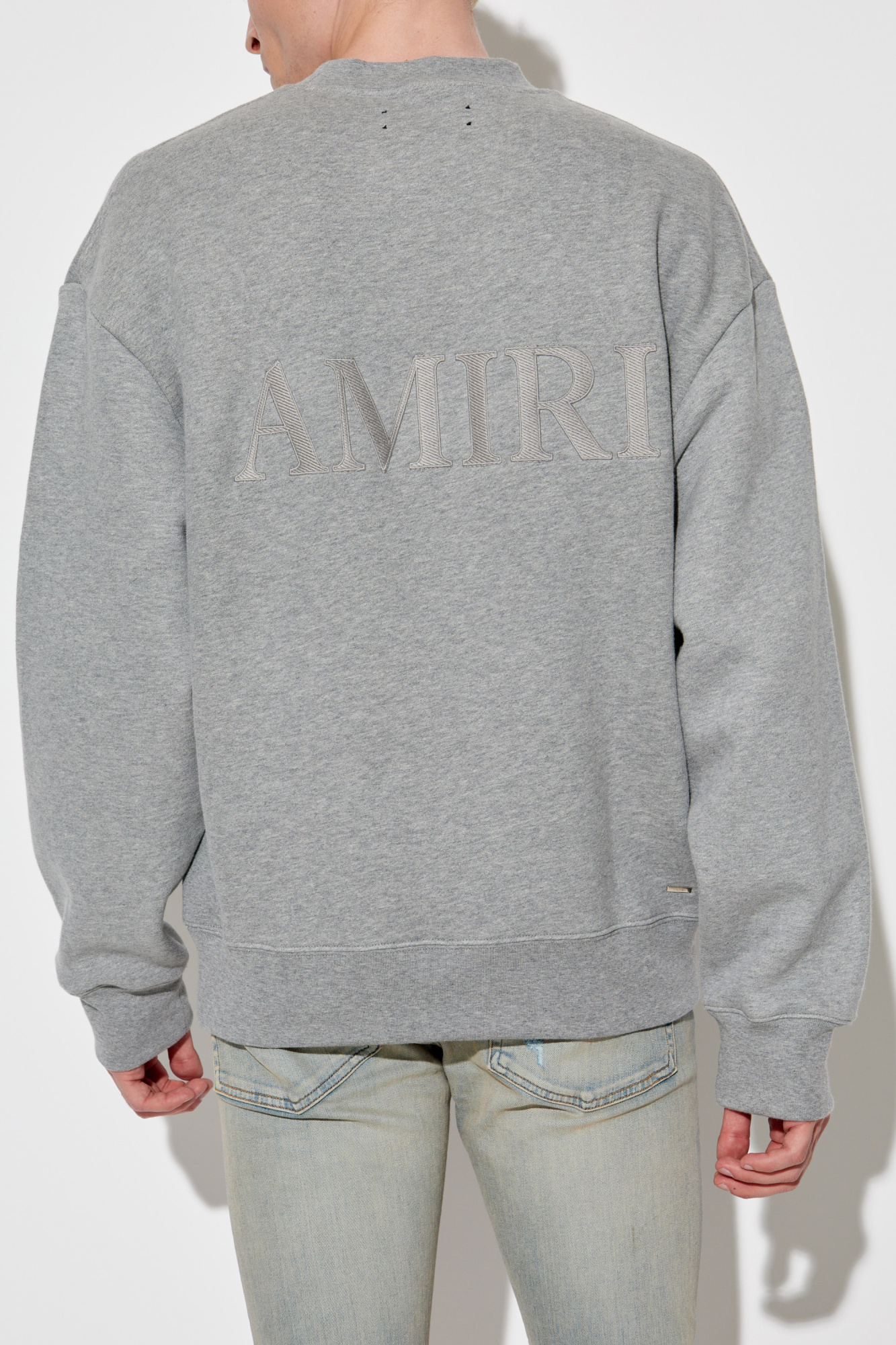 Amiri GREY ロゴ入りTシャツ AMIRI logo-print Cotton T-shirt | Grey | FARFETCH